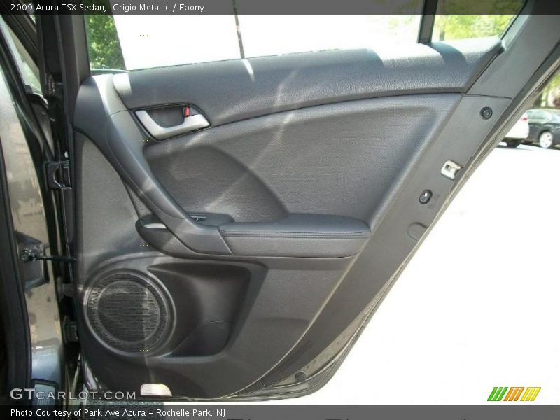 Grigio Metallic / Ebony 2009 Acura TSX Sedan
