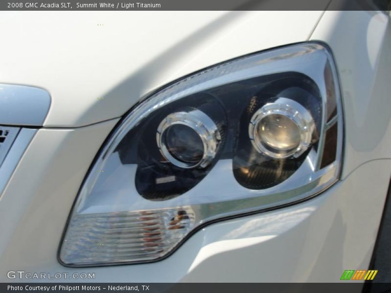 Summit White / Light Titanium 2008 GMC Acadia SLT