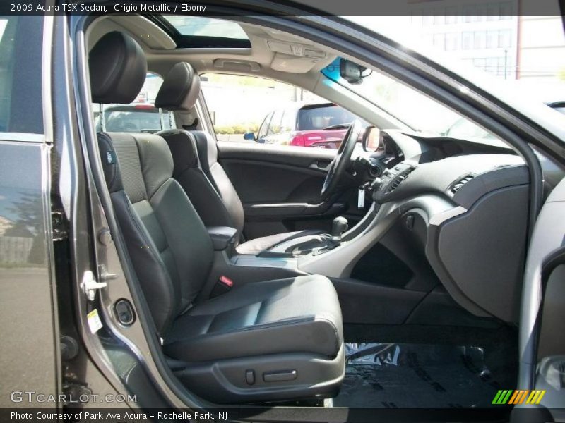 Grigio Metallic / Ebony 2009 Acura TSX Sedan