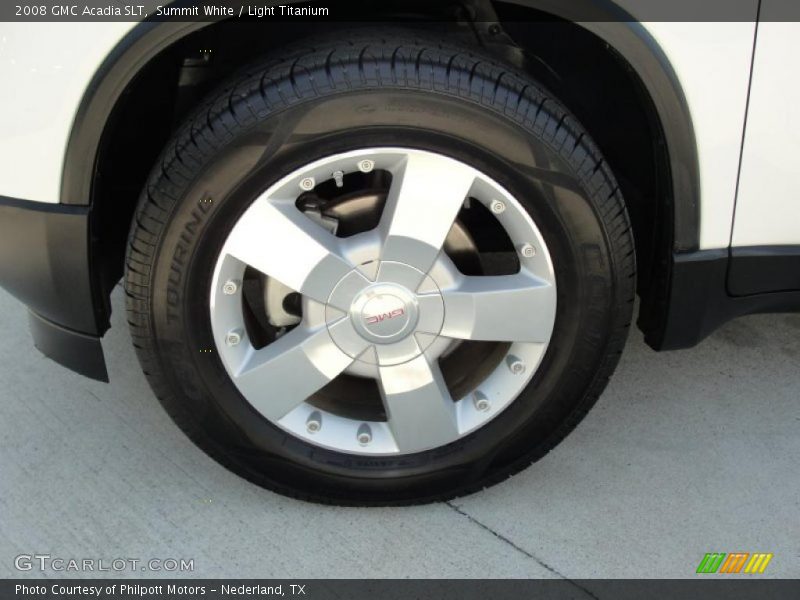 Summit White / Light Titanium 2008 GMC Acadia SLT