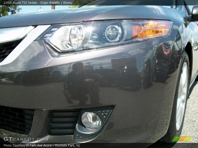 Grigio Metallic / Ebony 2009 Acura TSX Sedan