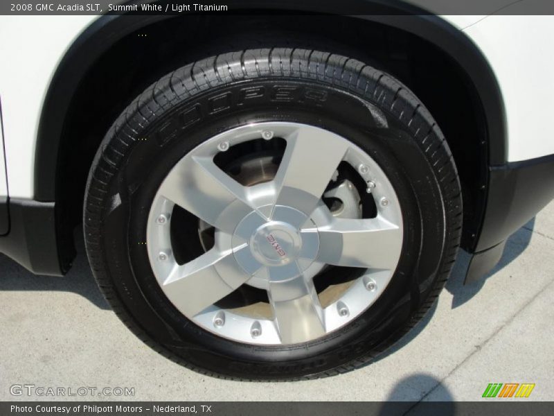 Summit White / Light Titanium 2008 GMC Acadia SLT