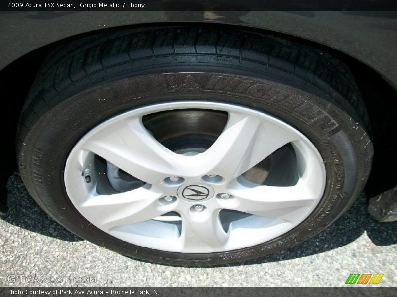 Grigio Metallic / Ebony 2009 Acura TSX Sedan