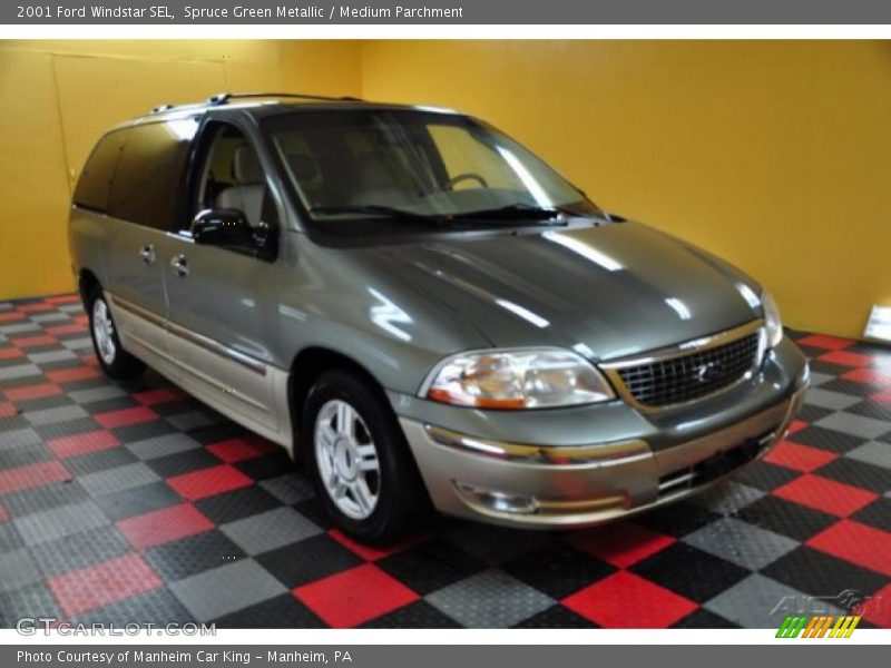 Spruce Green Metallic / Medium Parchment 2001 Ford Windstar SEL