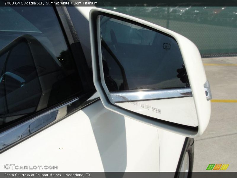 Summit White / Light Titanium 2008 GMC Acadia SLT
