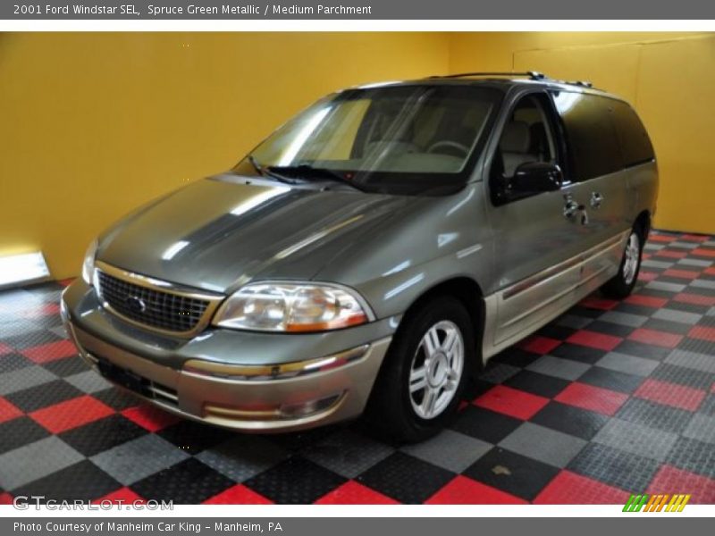 Spruce Green Metallic / Medium Parchment 2001 Ford Windstar SEL