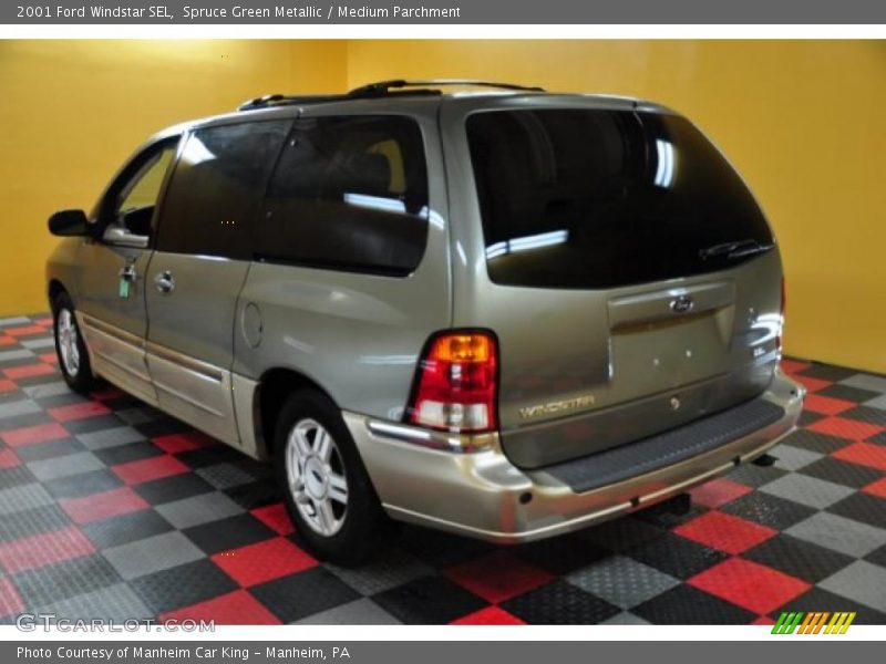 Spruce Green Metallic / Medium Parchment 2001 Ford Windstar SEL