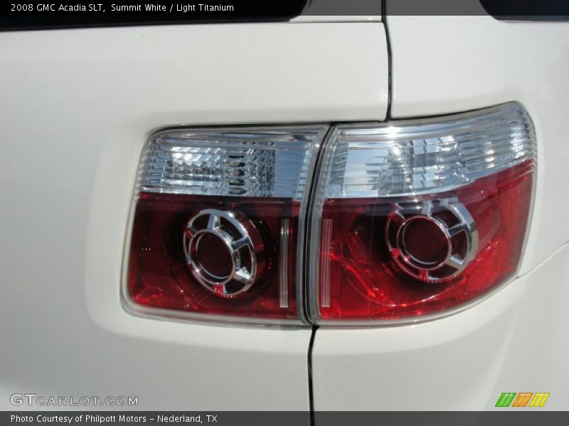Summit White / Light Titanium 2008 GMC Acadia SLT