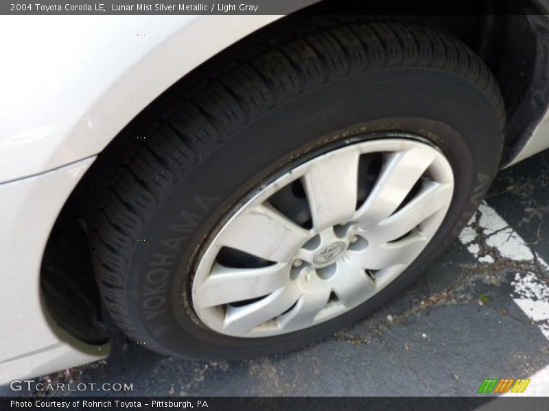 Lunar Mist Silver Metallic / Light Gray 2004 Toyota Corolla LE