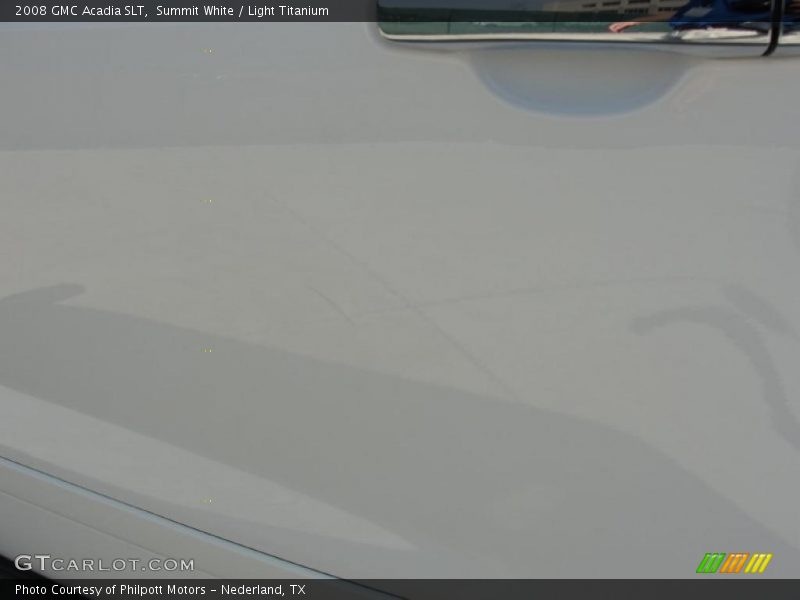 Summit White / Light Titanium 2008 GMC Acadia SLT