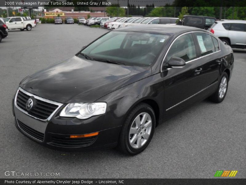 United Gray / Black 2008 Volkswagen Passat Turbo Sedan