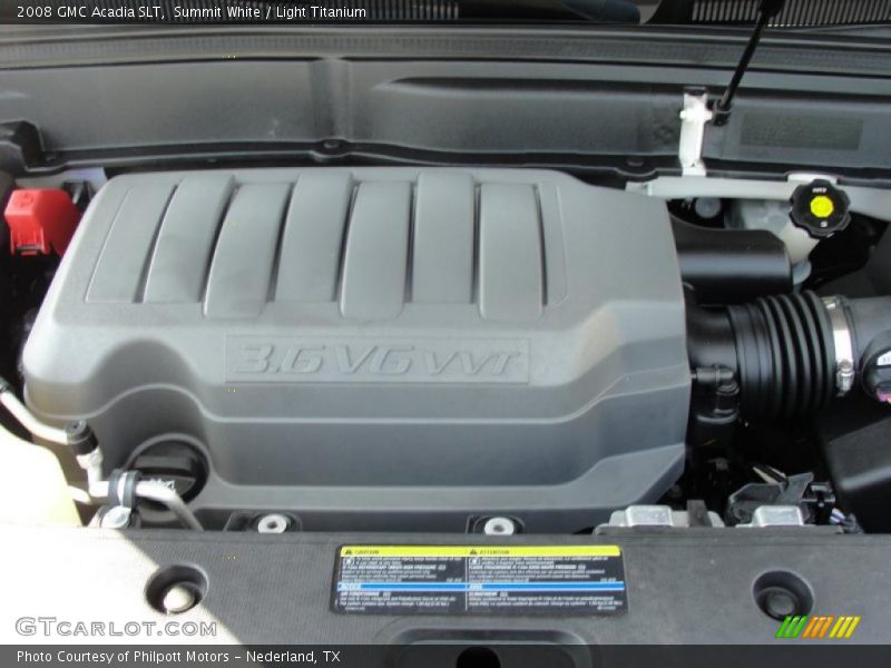 Summit White / Light Titanium 2008 GMC Acadia SLT
