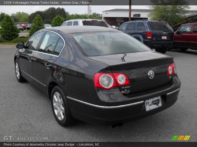 United Gray / Black 2008 Volkswagen Passat Turbo Sedan