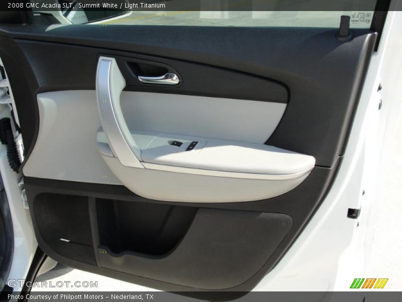 Summit White / Light Titanium 2008 GMC Acadia SLT