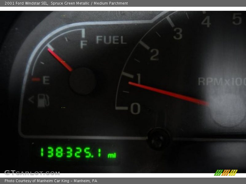 Spruce Green Metallic / Medium Parchment 2001 Ford Windstar SEL