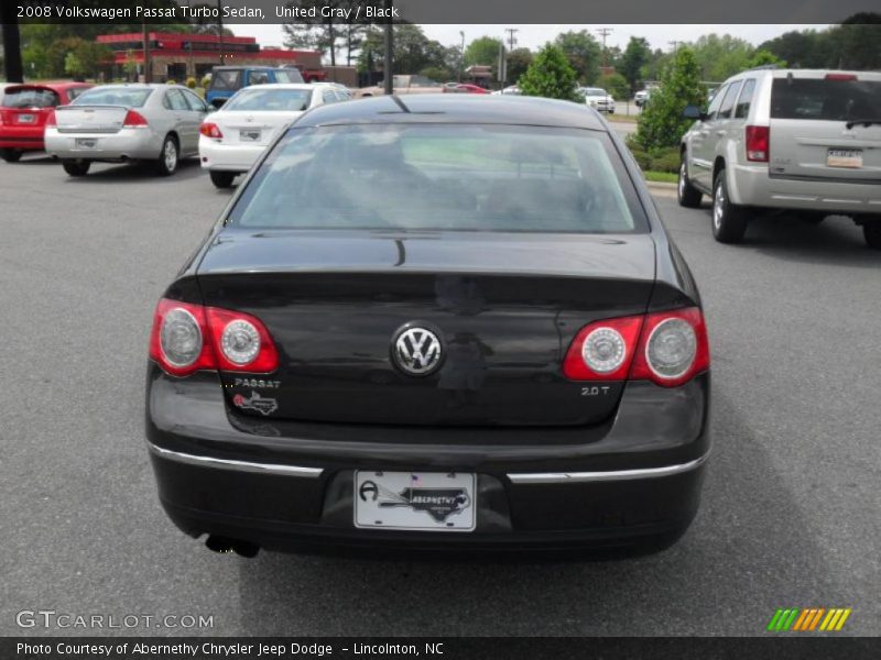 United Gray / Black 2008 Volkswagen Passat Turbo Sedan