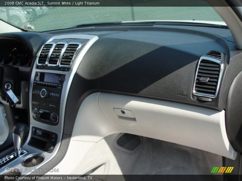 Summit White / Light Titanium 2008 GMC Acadia SLT
