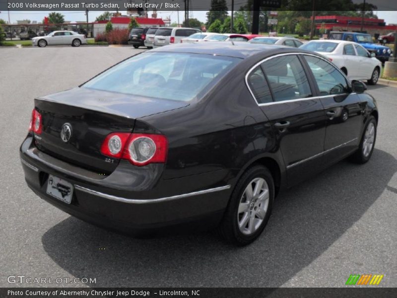 United Gray / Black 2008 Volkswagen Passat Turbo Sedan
