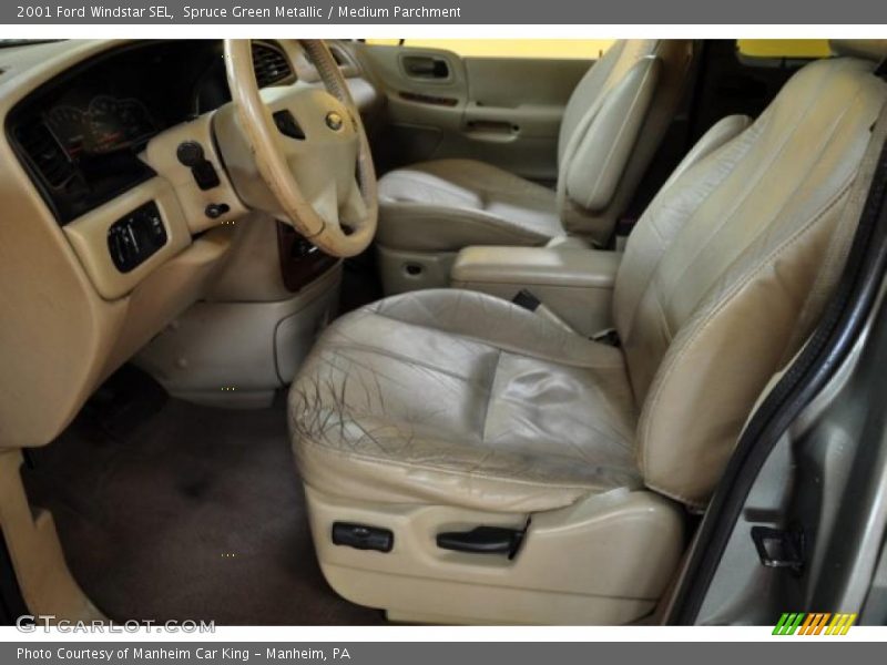 Spruce Green Metallic / Medium Parchment 2001 Ford Windstar SEL