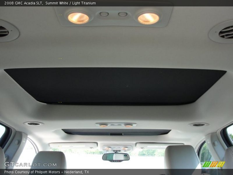 Summit White / Light Titanium 2008 GMC Acadia SLT