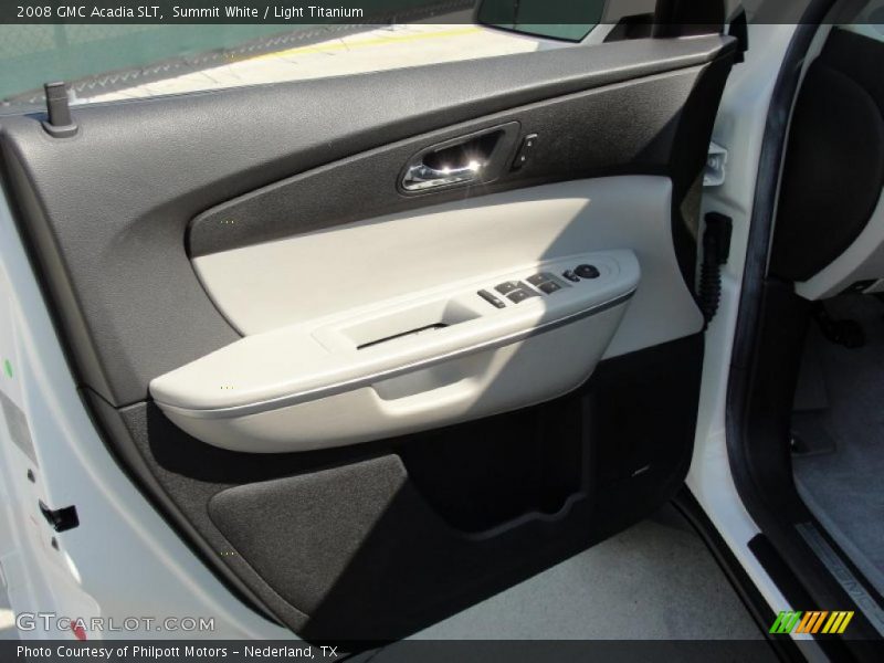Summit White / Light Titanium 2008 GMC Acadia SLT