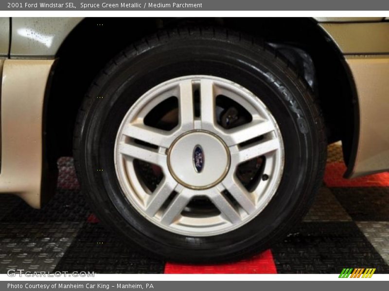 Spruce Green Metallic / Medium Parchment 2001 Ford Windstar SEL