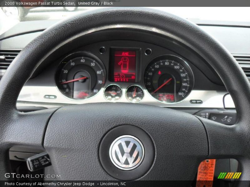 United Gray / Black 2008 Volkswagen Passat Turbo Sedan