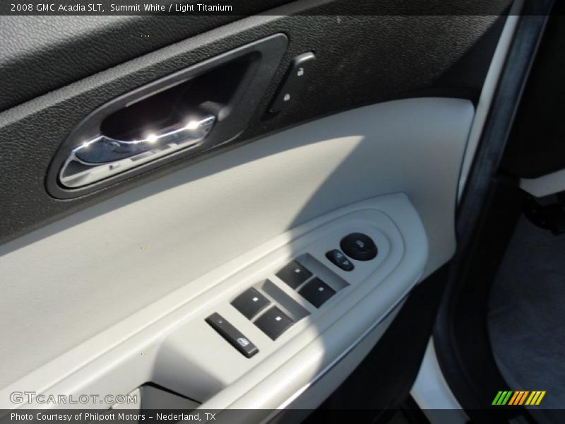 Summit White / Light Titanium 2008 GMC Acadia SLT