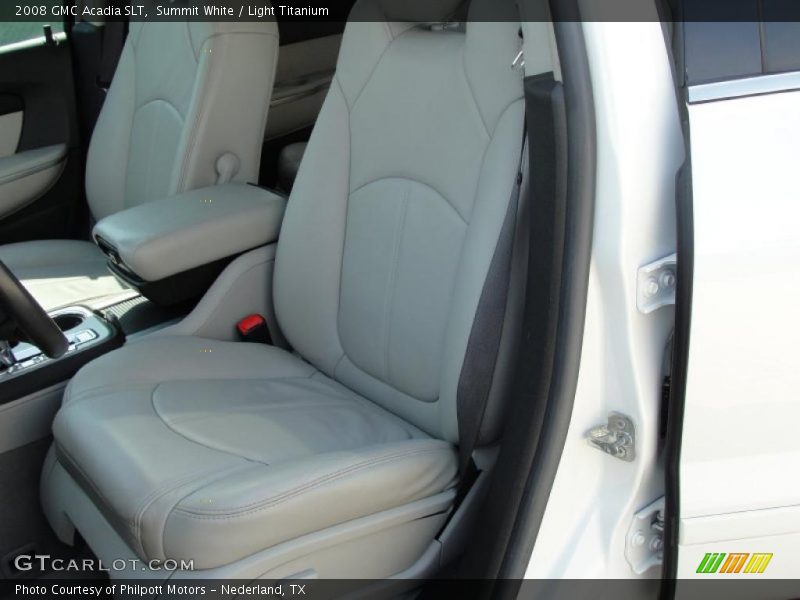 Summit White / Light Titanium 2008 GMC Acadia SLT