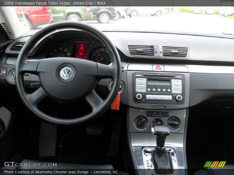 United Gray / Black 2008 Volkswagen Passat Turbo Sedan