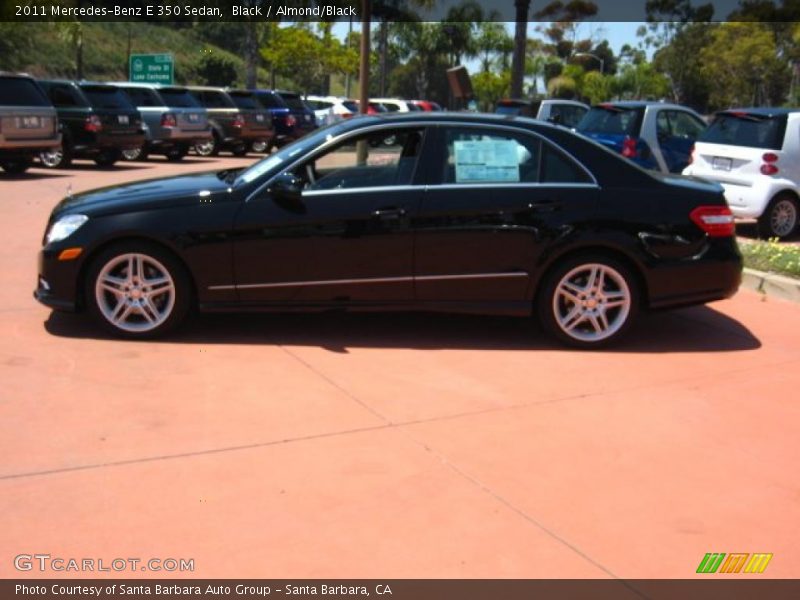 Black / Almond/Black 2011 Mercedes-Benz E 350 Sedan
