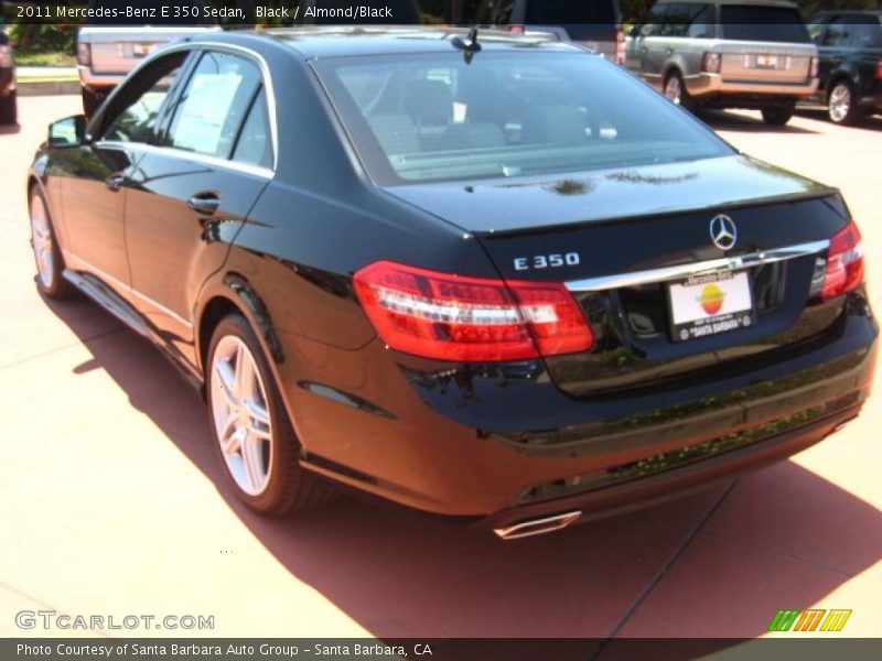 Black / Almond/Black 2011 Mercedes-Benz E 350 Sedan