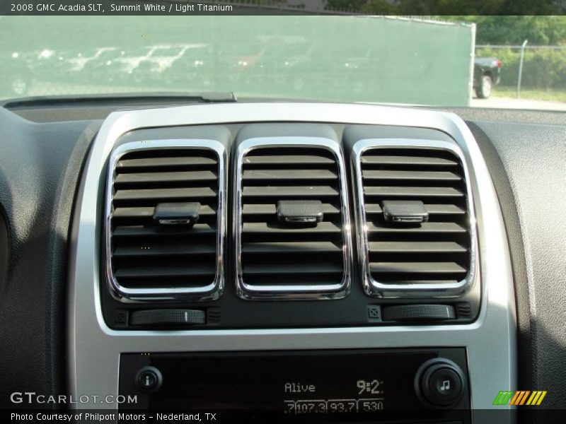Summit White / Light Titanium 2008 GMC Acadia SLT