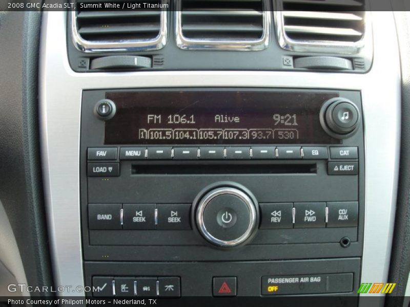 Summit White / Light Titanium 2008 GMC Acadia SLT