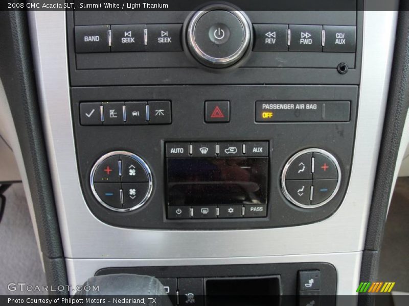 Summit White / Light Titanium 2008 GMC Acadia SLT