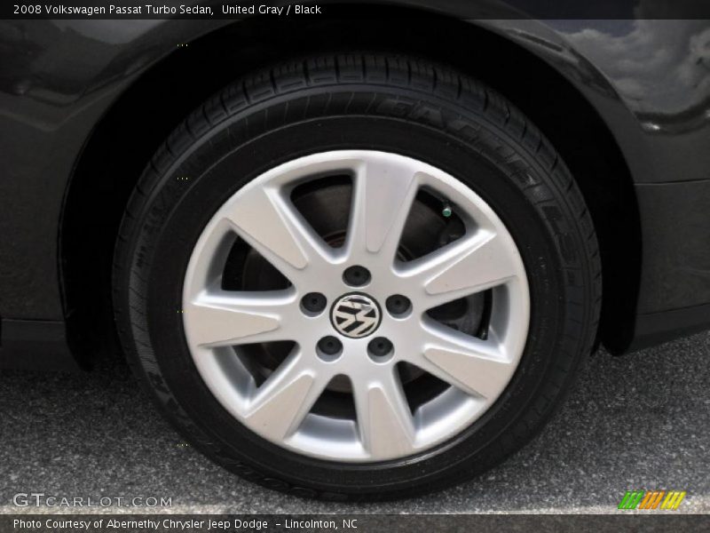 United Gray / Black 2008 Volkswagen Passat Turbo Sedan