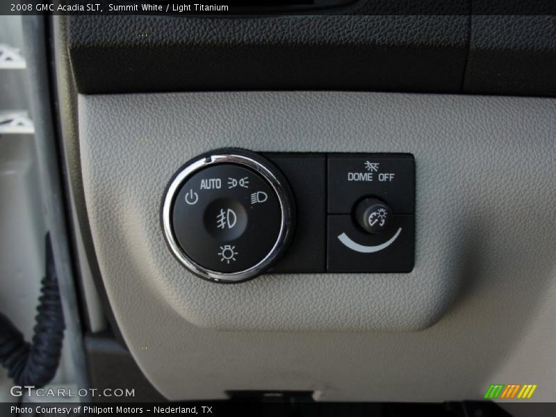 Summit White / Light Titanium 2008 GMC Acadia SLT