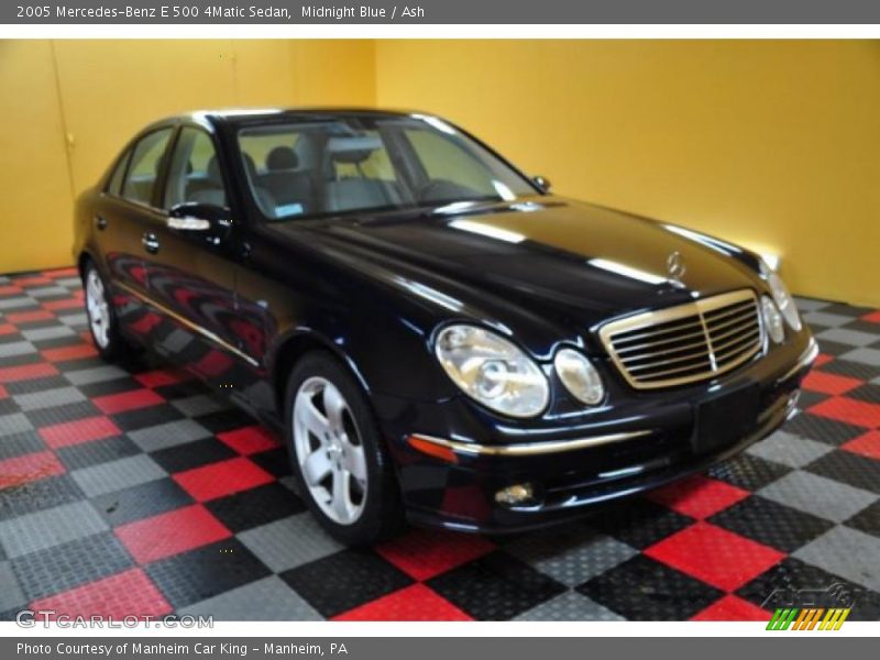 Midnight Blue / Ash 2005 Mercedes-Benz E 500 4Matic Sedan