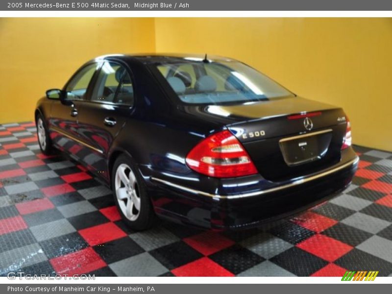 Midnight Blue / Ash 2005 Mercedes-Benz E 500 4Matic Sedan