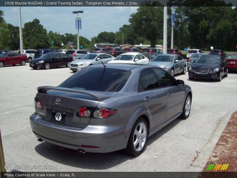 Tungsten Gray Metallic / Gray 2008 Mazda MAZDA6 i Grand Touring Sedan