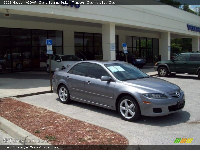 Tungsten Gray Metallic / Gray 2008 Mazda MAZDA6 i Grand Touring Sedan