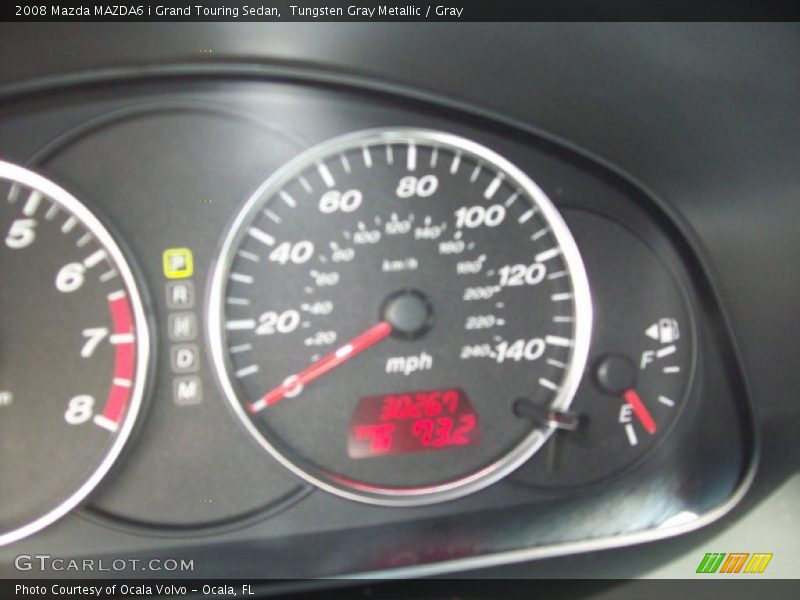 Tungsten Gray Metallic / Gray 2008 Mazda MAZDA6 i Grand Touring Sedan