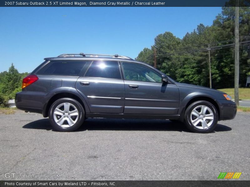 Diamond Gray Metallic / Charcoal Leather 2007 Subaru Outback 2.5 XT Limited Wagon