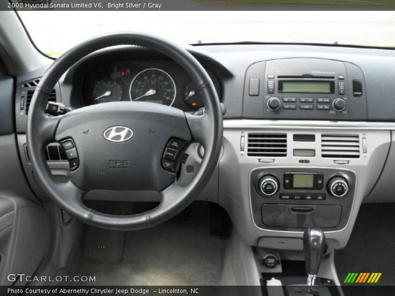 Bright Silver / Gray 2008 Hyundai Sonata Limited V6