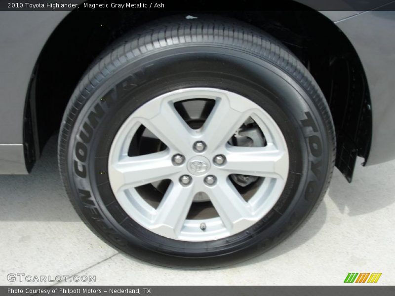 Magnetic Gray Metallic / Ash 2010 Toyota Highlander