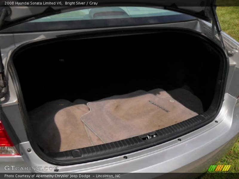 Bright Silver / Gray 2008 Hyundai Sonata Limited V6