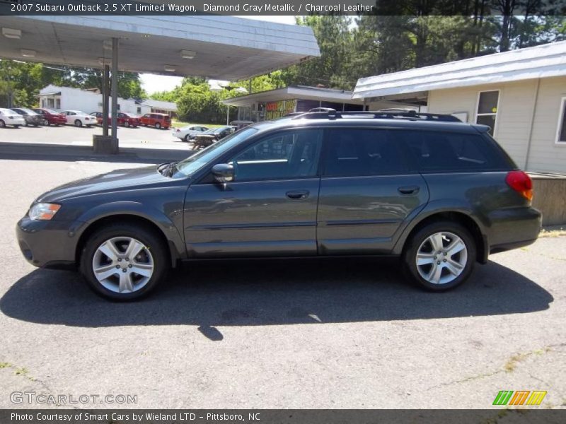 Diamond Gray Metallic / Charcoal Leather 2007 Subaru Outback 2.5 XT Limited Wagon