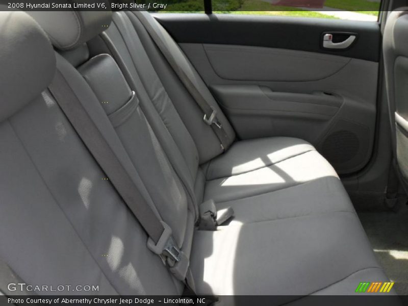 Bright Silver / Gray 2008 Hyundai Sonata Limited V6