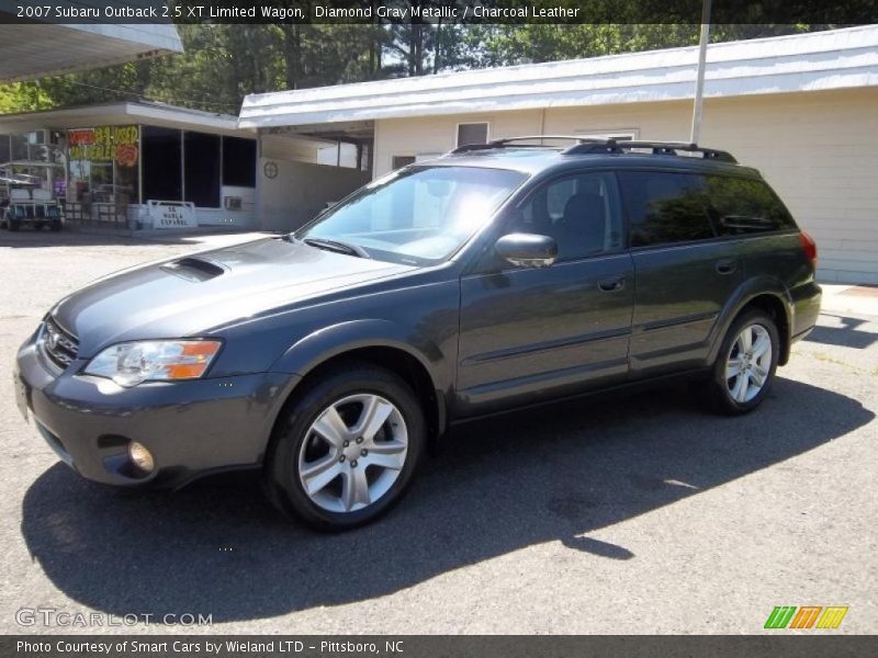 Diamond Gray Metallic / Charcoal Leather 2007 Subaru Outback 2.5 XT Limited Wagon