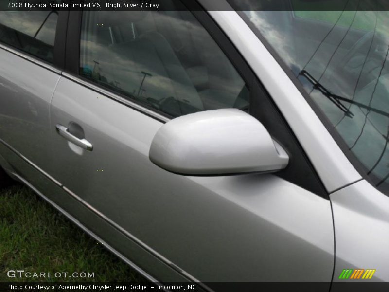 Bright Silver / Gray 2008 Hyundai Sonata Limited V6
